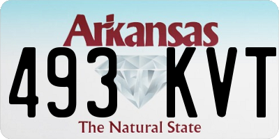 AR license plate 493KVT