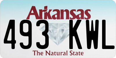 AR license plate 493KWL