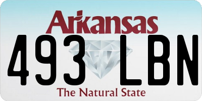 AR license plate 493LBN