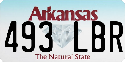 AR license plate 493LBR