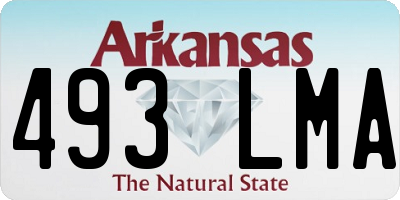 AR license plate 493LMA
