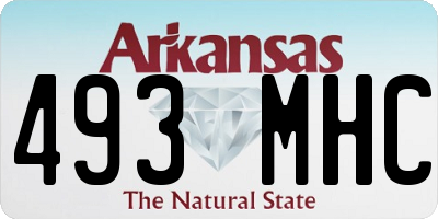 AR license plate 493MHC