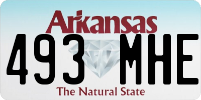AR license plate 493MHE
