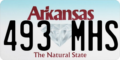 AR license plate 493MHS