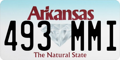 AR license plate 493MMI