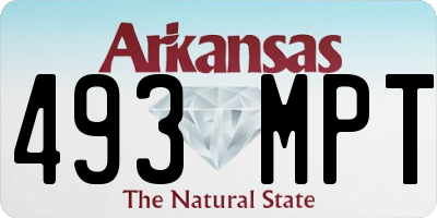 AR license plate 493MPT