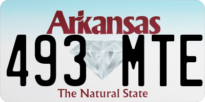 AR license plate 493MTE