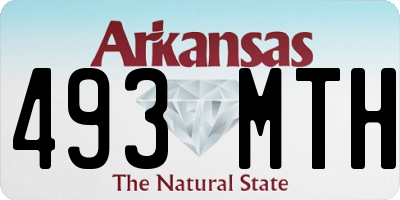 AR license plate 493MTH