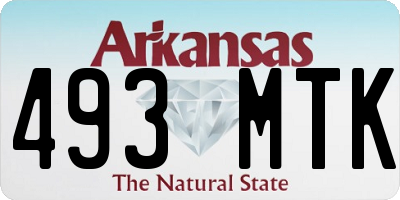 AR license plate 493MTK