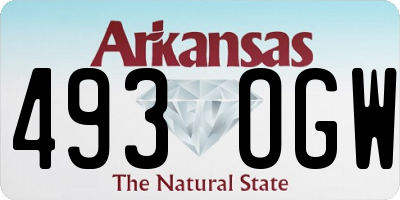 AR license plate 493OGW