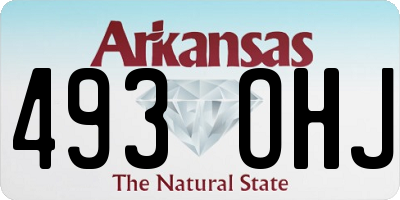 AR license plate 493OHJ