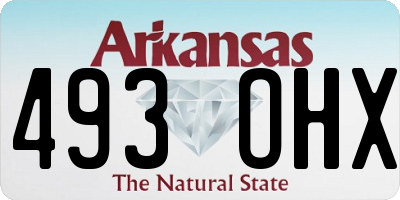AR license plate 493OHX