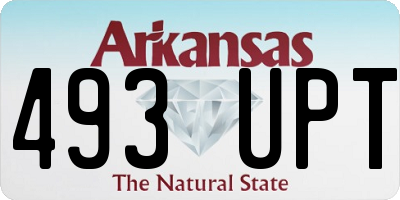 AR license plate 493UPT