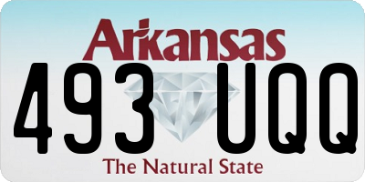 AR license plate 493UQQ