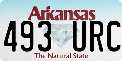 AR license plate 493URC
