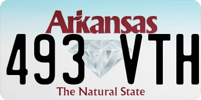 AR license plate 493VTH