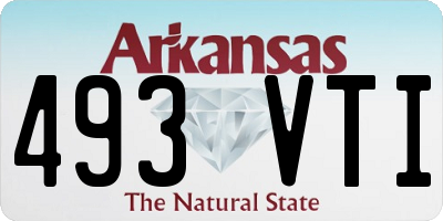 AR license plate 493VTI