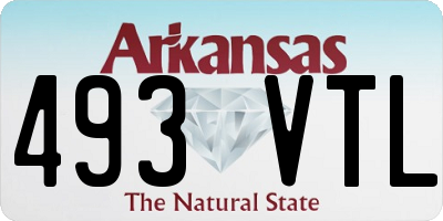 AR license plate 493VTL