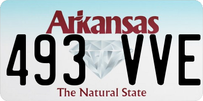 AR license plate 493VVE
