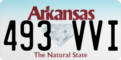 AR license plate 493VVI