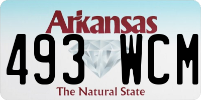 AR license plate 493WCM