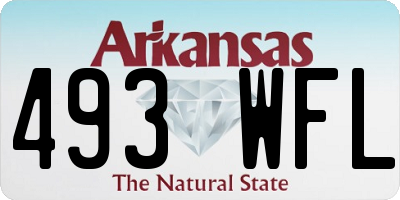 AR license plate 493WFL
