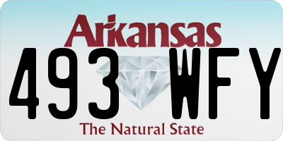 AR license plate 493WFY