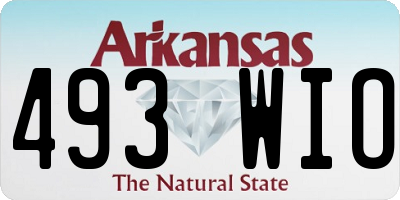 AR license plate 493WIO