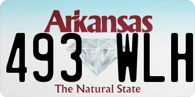 AR license plate 493WLH