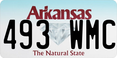 AR license plate 493WMC