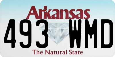 AR license plate 493WMD