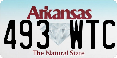 AR license plate 493WTC