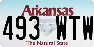AR license plate 493WTW