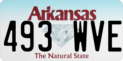 AR license plate 493WVE
