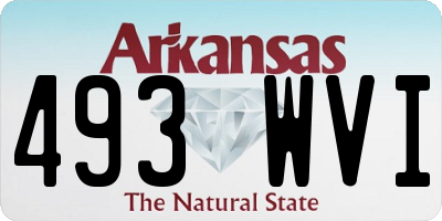 AR license plate 493WVI