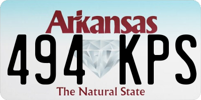 AR license plate 494KPS