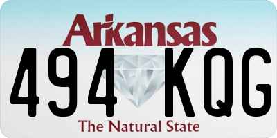 AR license plate 494KQG