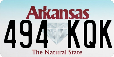 AR license plate 494KQK