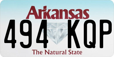 AR license plate 494KQP