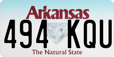 AR license plate 494KQU
