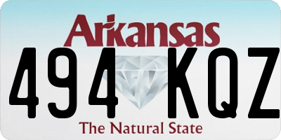 AR license plate 494KQZ