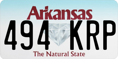 AR license plate 494KRP