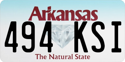 AR license plate 494KSI