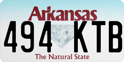 AR license plate 494KTB