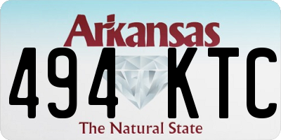 AR license plate 494KTC