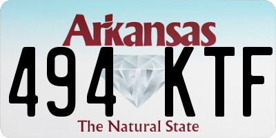 AR license plate 494KTF