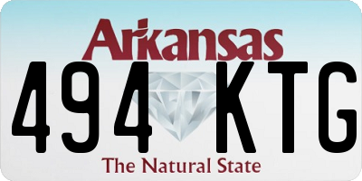 AR license plate 494KTG