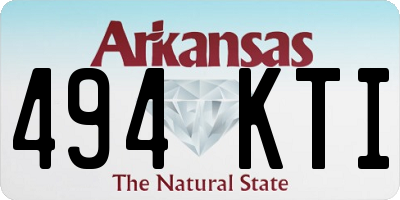 AR license plate 494KTI