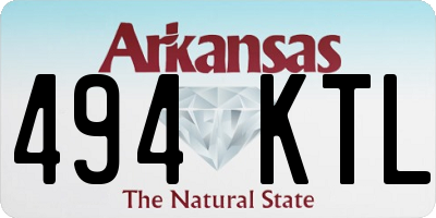 AR license plate 494KTL