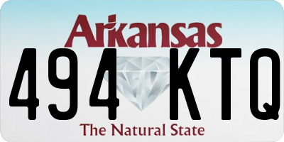 AR license plate 494KTQ